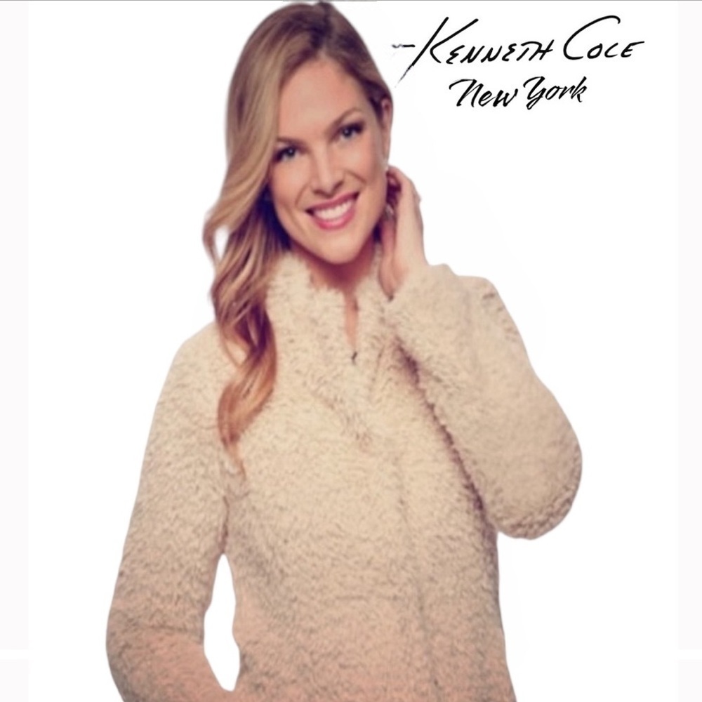 Kenneth Cole (NWT) Soft Teddy Bear Coat - Picture 2 of 13